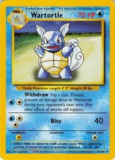 Wartortle 63/130 U Base Set 2 Pokemon NM picture