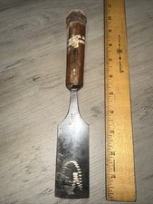Antique Buck Bros 1-1/2” Cast Steel Wood Chisel Buck Brothers Deer Logo picture