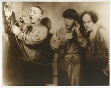 Three Stooges 1950 Plumbing We Will Go 11x14 Curly, Moe Howard Larry Fine Photo picture