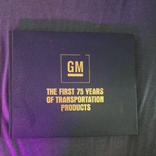 GM - The First 75 Years Of Transportation Products - With Original Letter - Book picture