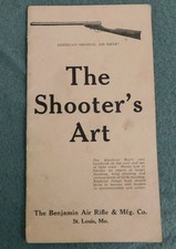 1926 Benjamin Air Rifle Booklet  