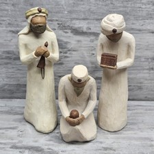 DAMAGED Vintage 2000 Willow Tree Three Wisemen by Susan Lordi - Set of 3 READ picture