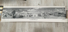 WWII Camp Mackall Yardlong with signatures on the back Airborne Paratrooper picture