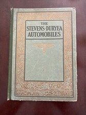 Vintage Classic Cars. The Authentic Stevens-Duryea Autos  Book/Brochure1900’s picture