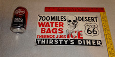 VINTAGE THIRSTY'S DINER US ROUTE 66 TRUCK STOP 12
