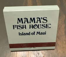 Mama's Fish House, Paia, Maui ~ Perfect Condition, 30-stick Matchbook, Unstruck picture