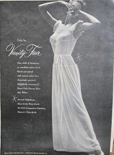 1953 Womens Vanity Fair Nightdress Gown Vintage Lingerie fashion Ad  picture