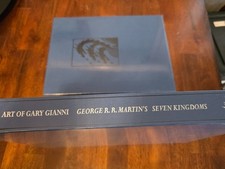 GEORGE R.R. MARTIN GARY GIANNI SIGNED ART KNIGHT OF SEVEN KINGDOMS GOT /500 NEW picture