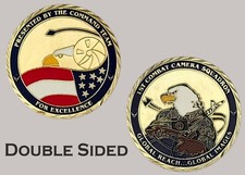 1st Combat Camera Squadron Command Team Excellence Challenge Coin  J#22 picture