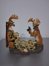 Young's 'Deer Gets Hunter Say Cheese' Resin Figurine, 6.5-Inch picture