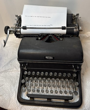 1938 Royal KMM Fully Functional Vintage Desktop Typewriter Tested - See Desc. picture