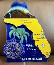 VINTAGE 1974 EZRA BROOKS AMERICAN LEGION MIAMI BEACH FLORIDA DECANTER picture