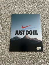 CAROLYN DAVIDSON Signed Autograph 8x10 Photo RARE NIKE SWOOSH LOGO BAS BECKETT A picture