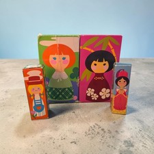 Lot of 4 Vtg Avon Small World Items With Boxes - Bubbles Shampoo Lipkins Cologne picture