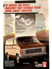 1984 Dodge Ram Wagon Van Print Ad Change Your Mind picture