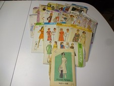 19 Vintage 60s 70s 80s Women's Sewing Patterns Simplicity McCall's Butterick picture