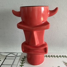 Vintage 2003 Munktiki EL Bastard Red Tiki mug limited picture