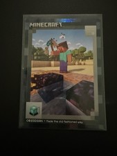 2024 Panini Minecraft #81 Crafting Chronicles Obsidian Black 1/1 picture
