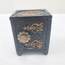 Antique Kenton Cast Iron Safe Bank Working Lock Savings Deposit Box picture