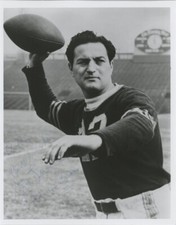 Sid Luckman- Signed Vintage Photograph picture