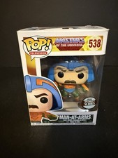FUNKO POP  MAN-AT-ARMS 538 MOTU POP TELEVISION W01 BOX NOT MINT picture