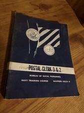 Bureau of Naval Personnel Postal Clerk Training Course 1968 Vintage Book Rare picture