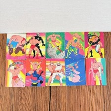 Kinnikuman Menko Card Lot of 10 Kakumen Vintage Showa Japanese M.U.S.C.L.E. picture