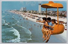 Vintage Daytona Beach Florida Aerial Lift Postcard 1970s Gulfstream picture
