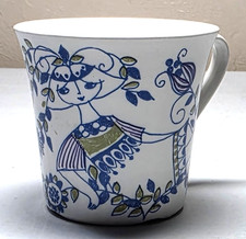 Vintage Lotte by Figgjo Flint Turi-Design Norway Tea Coffee Cup - Girl  8 oz picture