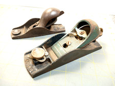 PAIR Vintage Stanley No 9 1/2 Block Plane No 110 Union Old Estate Barn Find KG picture