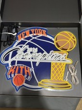 KITH New York Knicks 2026 NBA Champion YellowPop Light Finals In Hand Neon Light picture