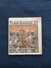 Knicks 2026 NBA Champions New York post  picture
