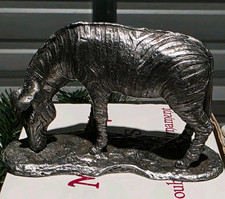 Pewter Figurine Zebra African Collectible picture