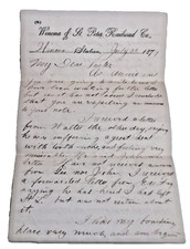 JULY 1879 WINONA & ST. PETER RAILROAD LETTER C&NW picture