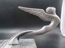 vintage flying lady winged goddess ratrod hotrod car hood ornament picture