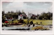 Royal Roads Victoria BC British Columbia 1940s Gowen Sutton RPPC Postcard H32 picture