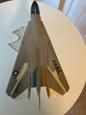 VINTAGE 60’s TOPPING F-111 SWING WING JET & CLEAR GRUMMAN MOHAWK ARROWHEAD STAND picture
