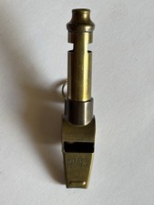 RARE Vintage  The ACME City Brass Thunderers Two Way Combination Whistle  picture