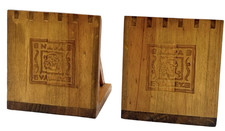 Vtg Napa Valley Wooden Desktop Organizer Set 2 Wine Advertising Logo Dovetail picture