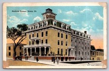 Nachusa Tavern Dixon IL Illinois 1930's Postcard picture