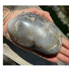 ***HUGE*** Tumbled Polished Yellowstone Quartzite Specimen 1 lb. 5 oz. Decor picture