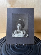 Antique Woman Japanese Kimono Geisha Costume Japonisme Studio Portrait Photo picture