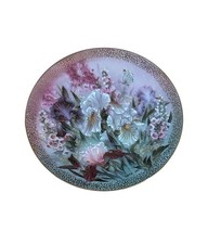 Symphony of Shimmering Beauty Series Plate by Lena Liu 1991 Iris Quartet picture