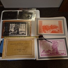 Vintage Stamp Printing Archive Proofs Negatives Layout Lot Mid Century Large picture