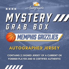Mystery Grab Box - Memphis Grizzlies NBA Basketball Autographed Jersey picture