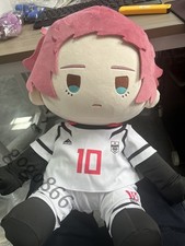 Itoshi Sae BLUE LOCK Anime Plush Cute Moppet Cotton Changing Dress Up Doll 40cm picture