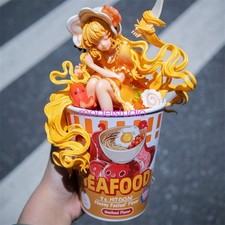 Weartdoing Studio cup noodles Girl Model Resin Pre-order Painted H26.7cm New picture