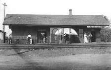 Railroad Train Station Depot Staunton Illinois IL - Reprint picture