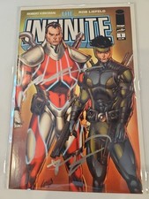 The Infinite #1 1:25 Incentive Variant Signed By Robert Kirkman And Rob Liefeld  picture