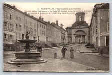 Gambetta Street After the Invasion BADONVILLERFrance Vintage Postcard 0522 picture